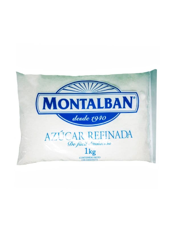 Azucar Refinada Montalban 1 Kg